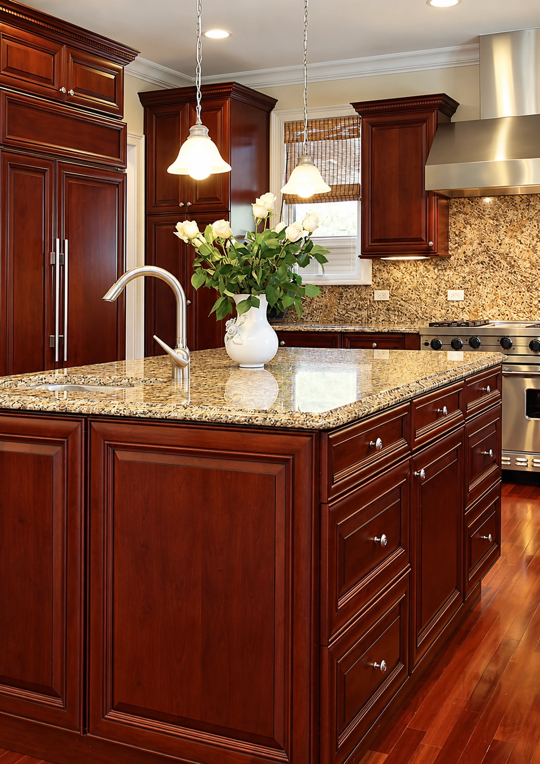 Cherry · Bordeaux with Sable glaze