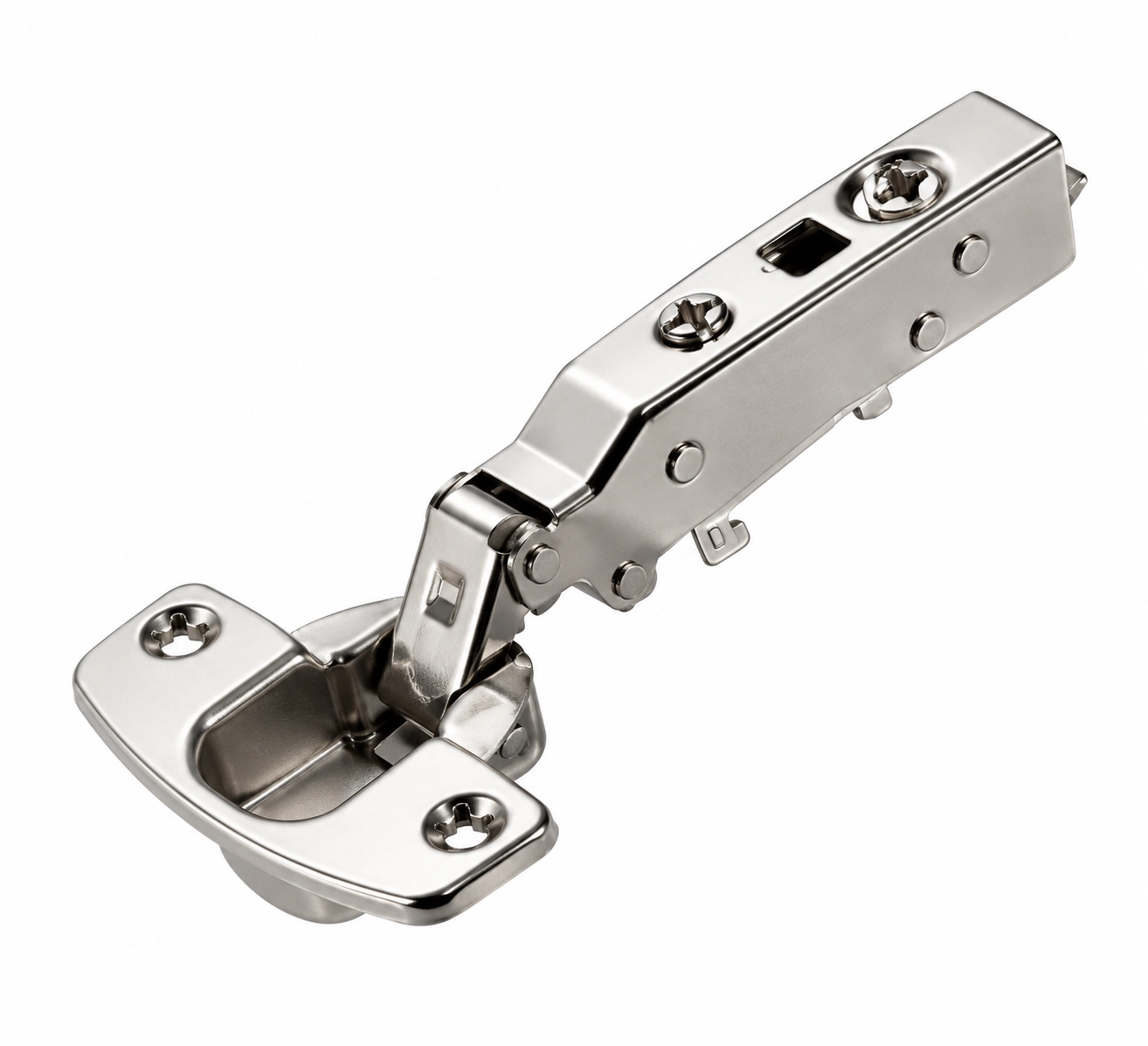 Soft-close clip-on hinge