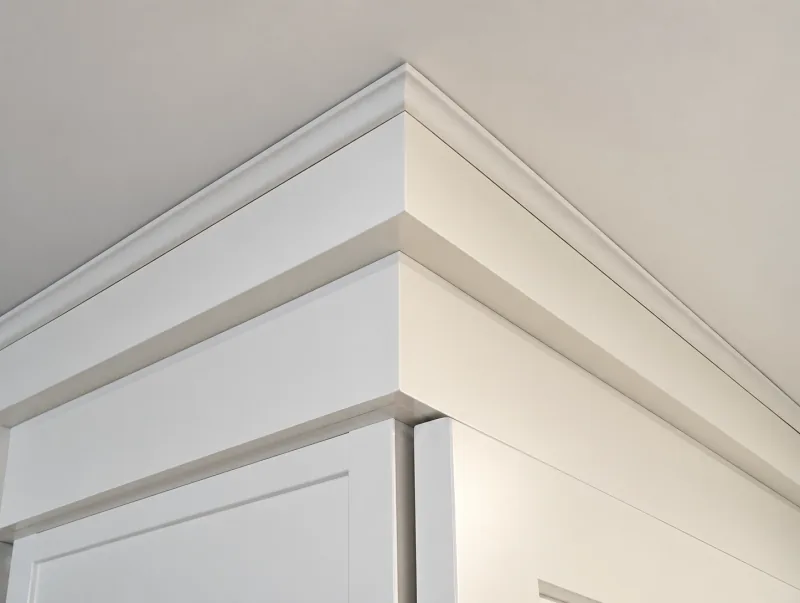 Stacked crown molding